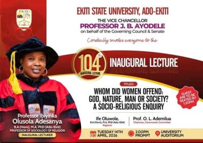 EKSU announces 104th Inaugural Lecture