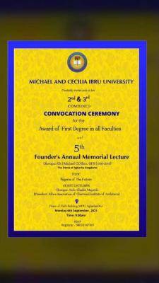MCIU announces 2nd & 3rd Convocation Ceremony