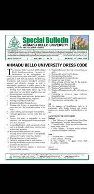 ABU issues important notice on dress code for staff and students
