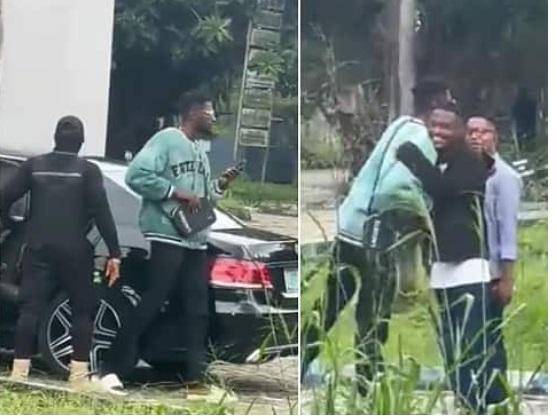 100-level UNIPORT student causes a frenzy as he arrived school in a Benz and a bouncer