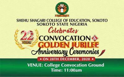 Shehu Shagari COE announces convocation and anniversary ceremonies