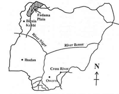 2017 WAEC Geography Theory A Draw A Sketch Map Of Nigeria On The Map