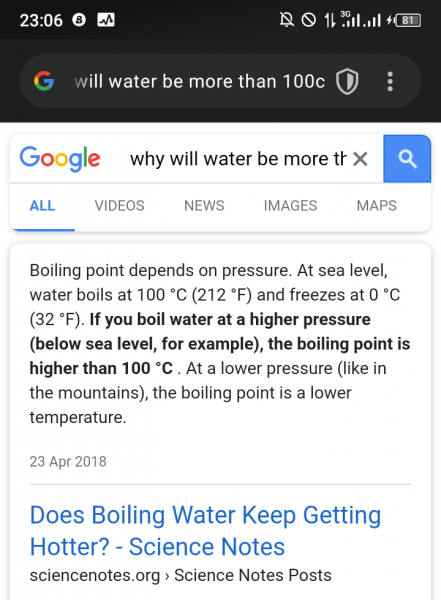 Does Boiling Water Keep Getting Hotter?