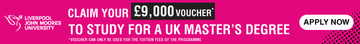 Claim your £9,000 voucher to study for a UK master's degree