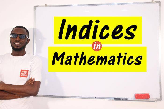 Indices - Laws of Indices basic to advance and exponential equations
