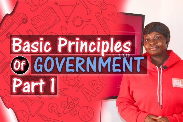 Basic Principles of Government Part 1: A Beginner's Guide