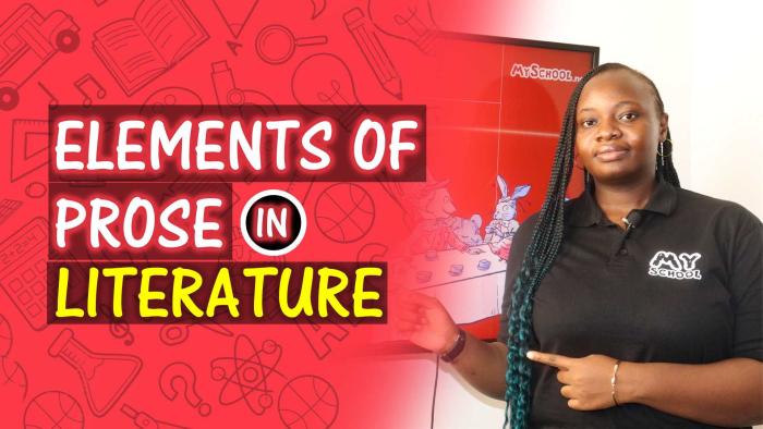 Elements Of Prose - (Plot, Setting, Character, Theme, Point of View, etc)